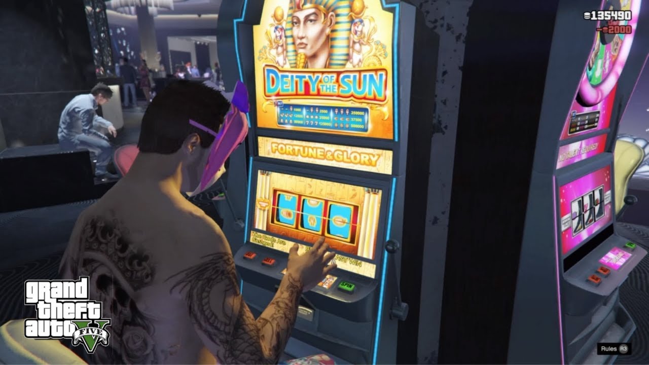 gta online slot machine win